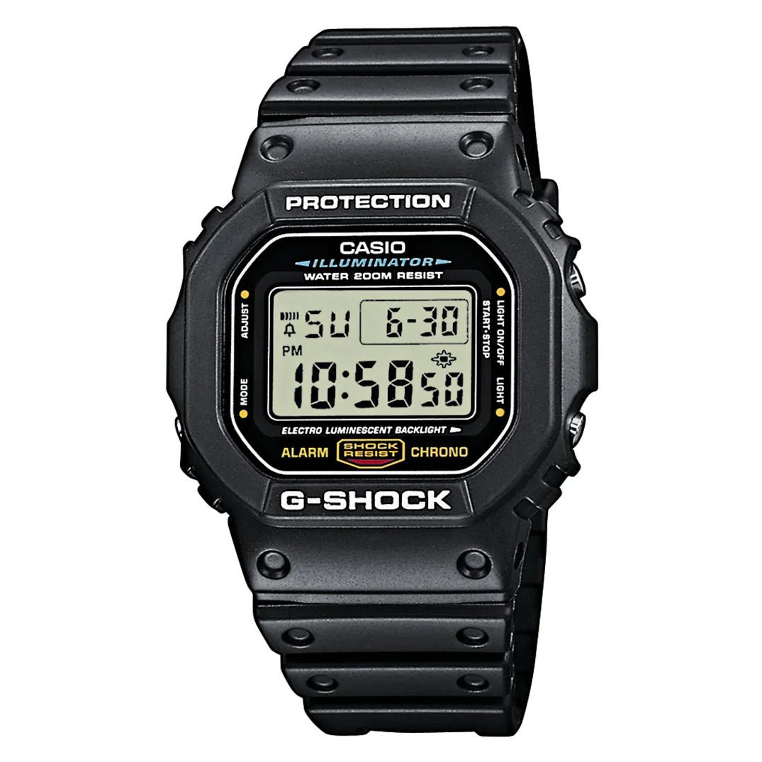Casio G Shock Watch Mens Square Black Dw 5600e 1ver