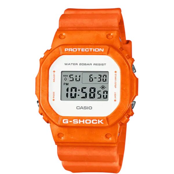 Casio G Shock Mens Watch Vivid Orange Dw 5600ws 4dr