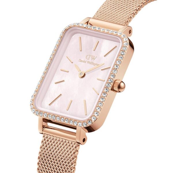 Daniel Wellington Quadro Ladies Pink Watch Dw00100669 - alternate view