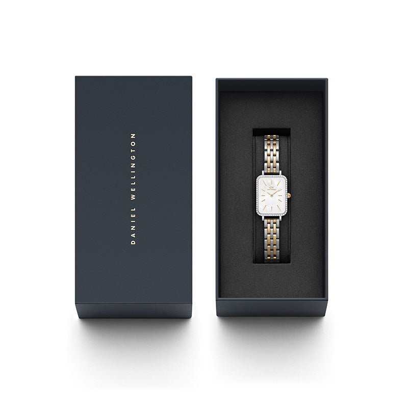 Daniel Wellington Quadro Ladies White Watch Dw00100671 - Image 3