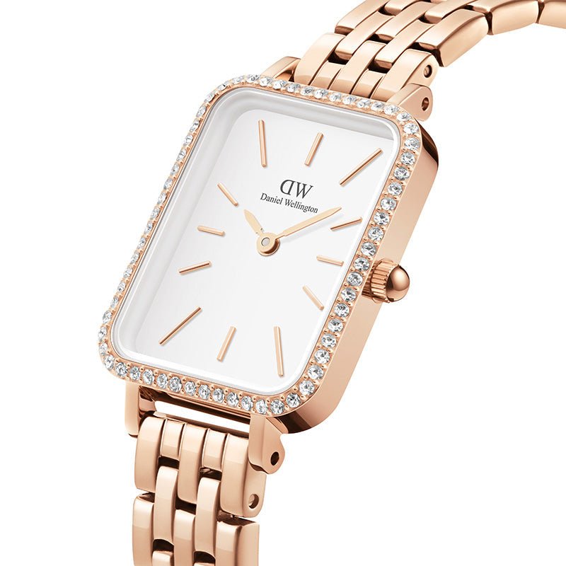 Daniel Wellington Quadro Ladies White Watch Dw00100672 - Image 2