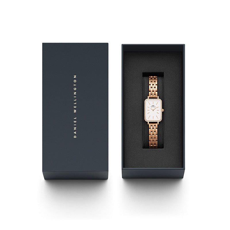 Daniel Wellington Quadro Ladies White Watch Dw00100672 - Image 3