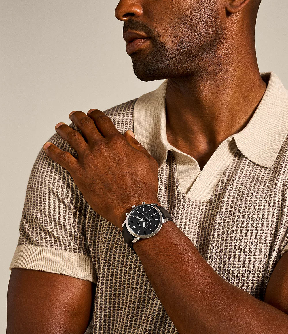 Fossil Watch Neutra Chronograph Black Fs5452 - Image 3