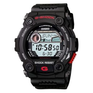 Casio G Shock Watch Mens G Rescue Black Red G 7900 1dr