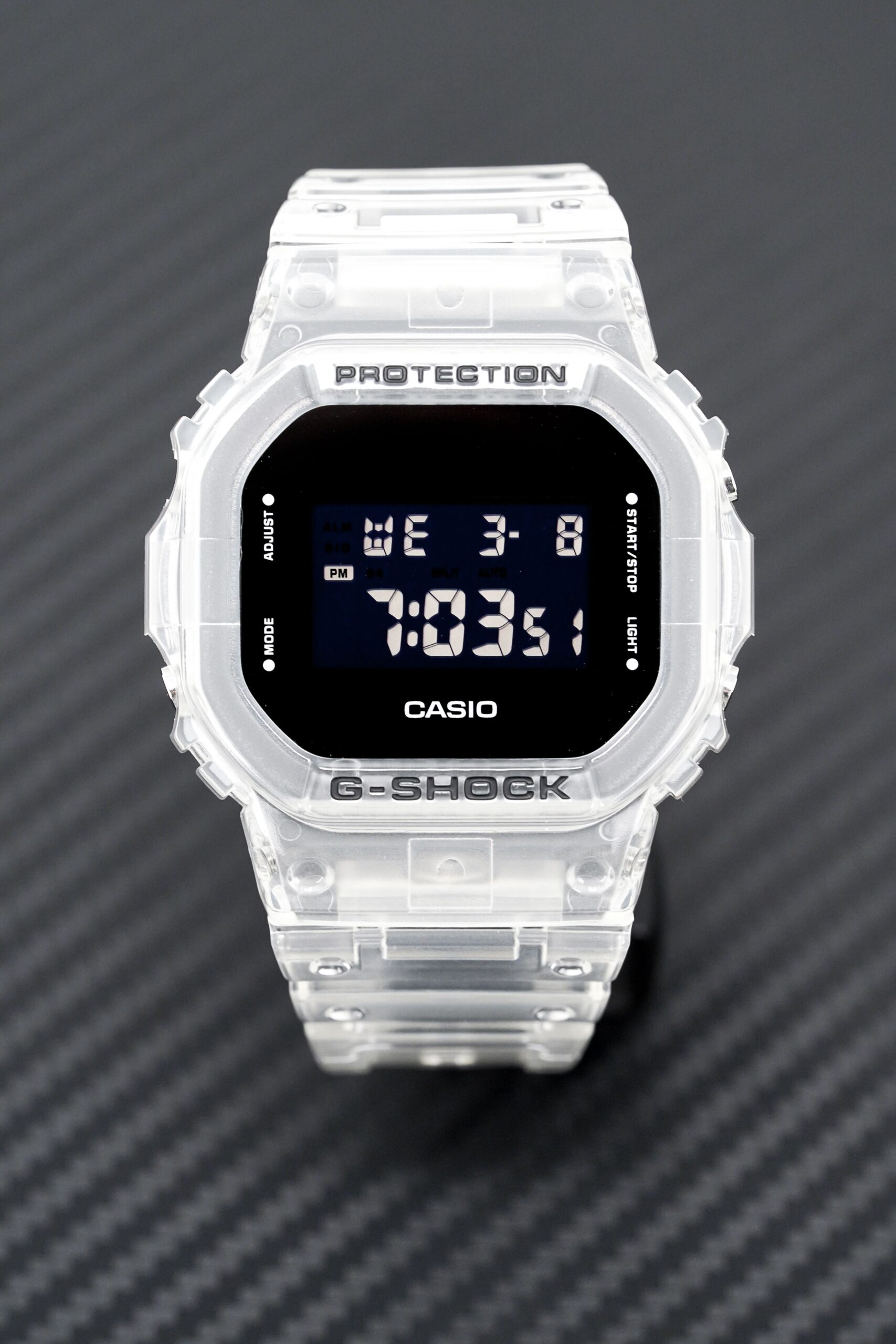 Casio G Shock Mens Watch Translucent Dw 5600ske 7dr - Image 5