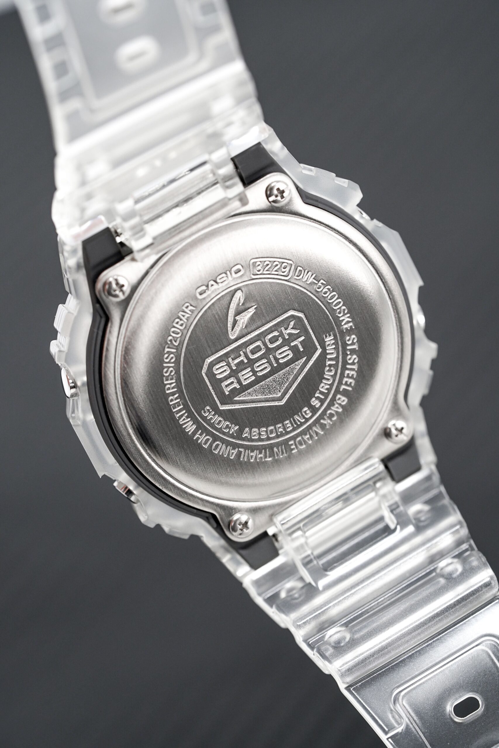 Casio G Shock Mens Watch Translucent Dw 5600ske 7dr - Image 6