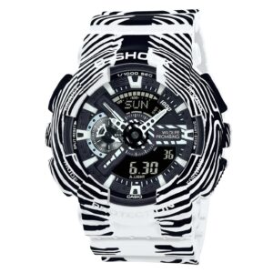 Casio G Shock Watch Mens Wildlife Promising Limited Edition Zebra Ga 110wlp 7adr