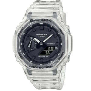 Casio G Shock Watch Skeleton Series Clear White Ga 2100ske 7adr
