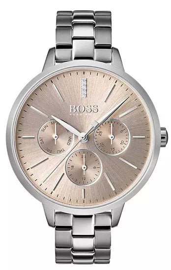Hugo Boss Womens 1502421 Symphony Rose Gold Tone Stainless Steel Watch - alternate view