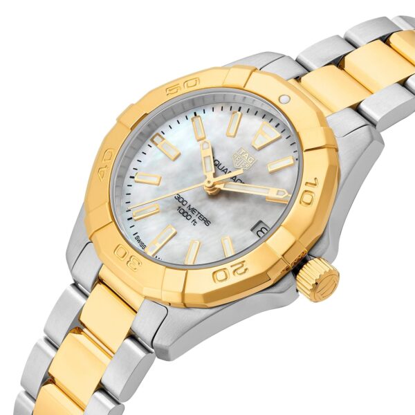 Tag Heuer Aquaracer Gold Plated And Stainless Steel Ladies Watch - alternate view