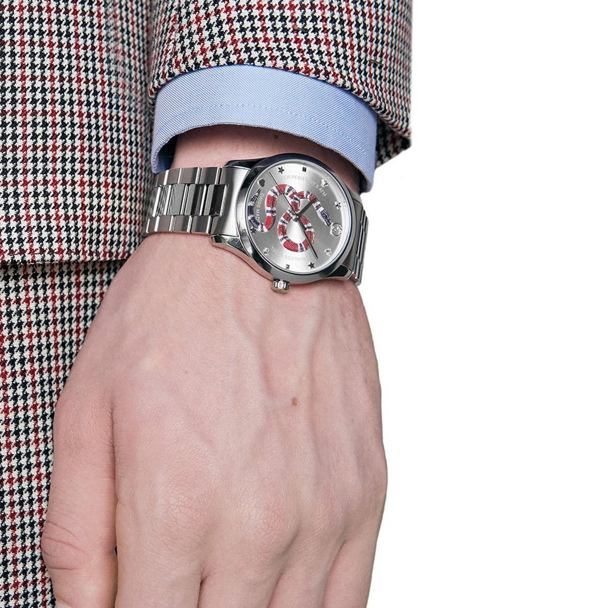 Gucci G Timeless Snake Mens Watch Ya1264076 - Image 4