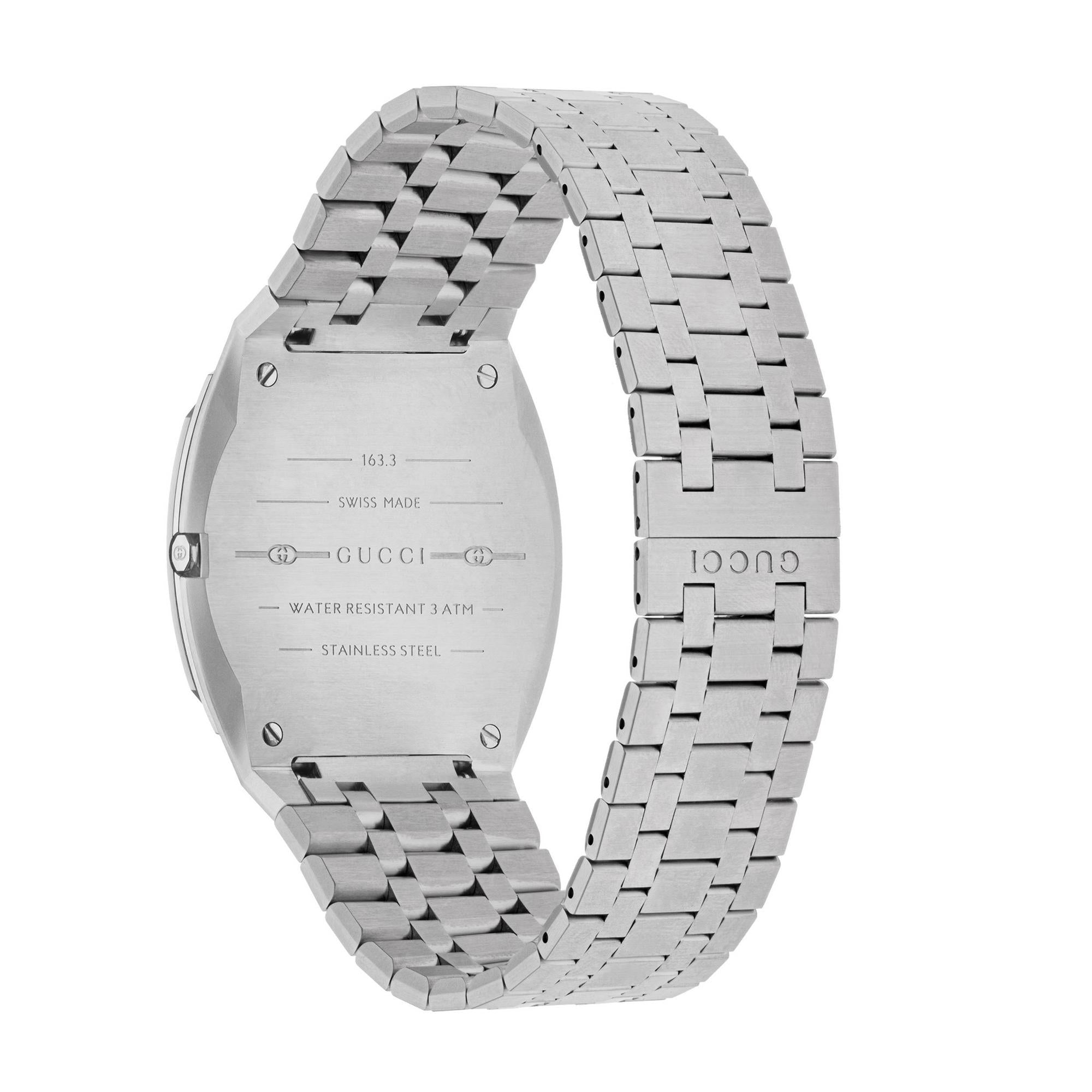 Gucci 25h Watch 38mm In Steel Ya163410 - Image 3