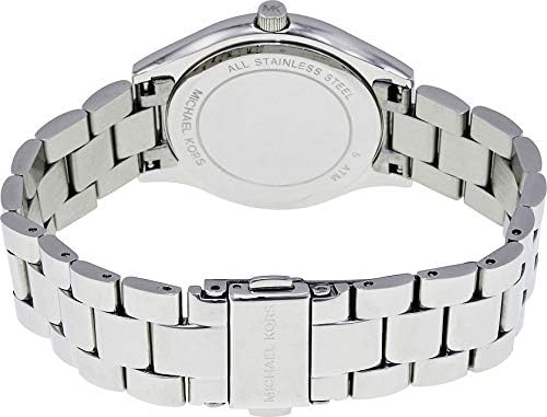 Michael Kors Mk3548 Ladies Mini Slim Runway Silver Watch - alternate view