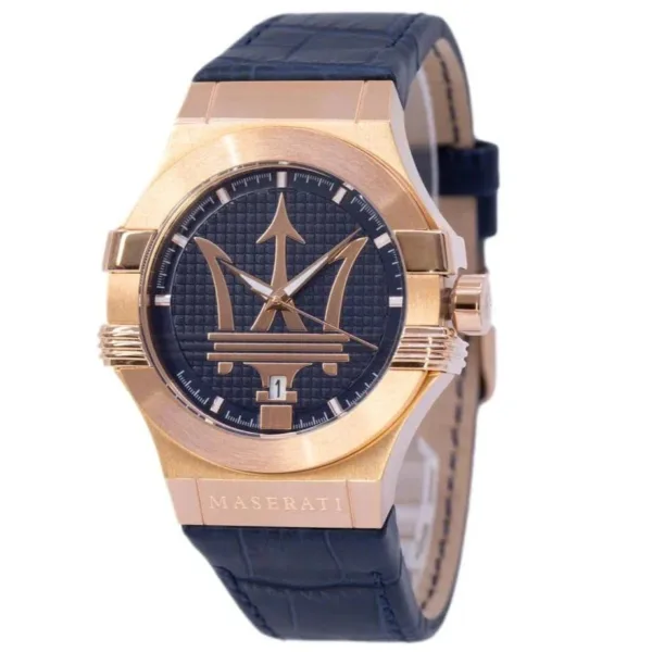 Maserati R8851108027 Potenza Mens Blue Watch - alternate view