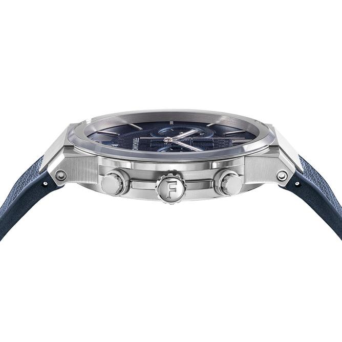 Salvatore Ferragamo Sapphire Chrono Blue Dial Blue Rubber Strap Watch For Men Sfme00923 - Image 2