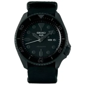 Seiko 5 Sports Auto Mens Black Watch Srpd79k1