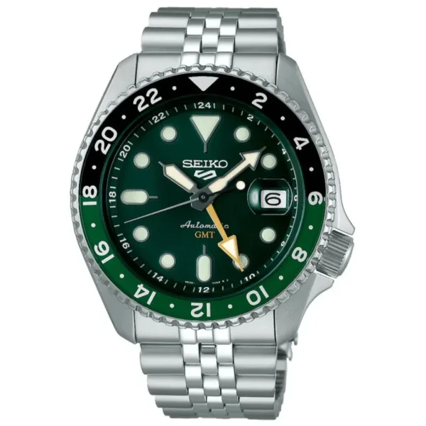 Seiko 5 Sports Auto Mens Green Watchssk035k1