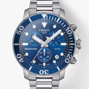 Tissot Chronograph Watch Seastar 1000 Blue T1204171104100