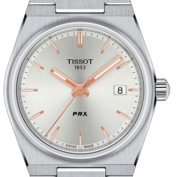 Tissot Mens Watch Prx White Rose Quartz T137 210 11 031 00 - alternate view