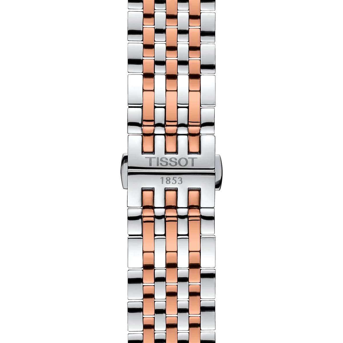 Tissot Mens Watch Tradition Powermatic 80 Open Heart Rose Silver T0639072203801 - Image 2