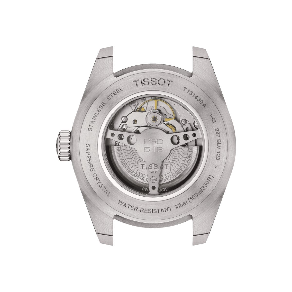 Tissot Mens Watch Prs 516 Automatic 42mm Powermatic 80 Silver Brown T1314301603200 - Image 4