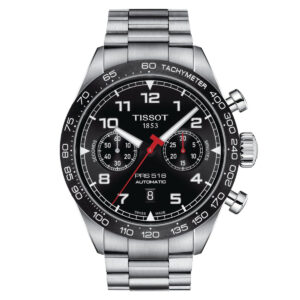 Tissot Mens Chronograph Watch Prs 516 Steel Black T1316271105200