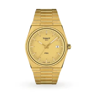 Tissot Mens Watch Prx Yellow Gold T1374103302100