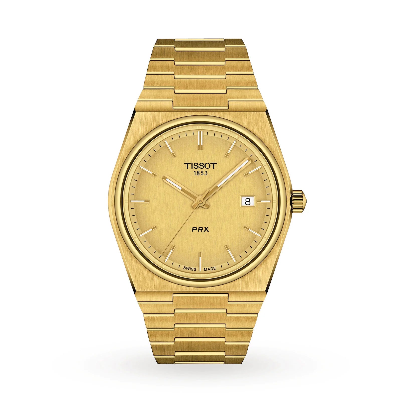 Tissot Mens Watch Prx Yellow Gold T1374103302100