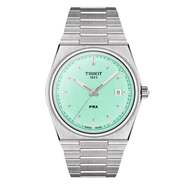 Tissot Mens Watch Prx Mint Green T137 410 11 091 01