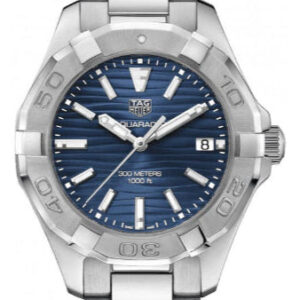 Tag Heuer Aquaracer Blue Dial Silver Steel Strap Watch For Women Wbd131d Ba0748