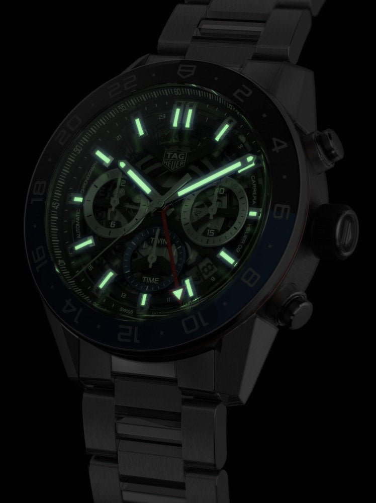 タグ・ホイヤー カレラ クロノグラフ GMT 腕時計 CBG2A1Z BA0658 - Image 5