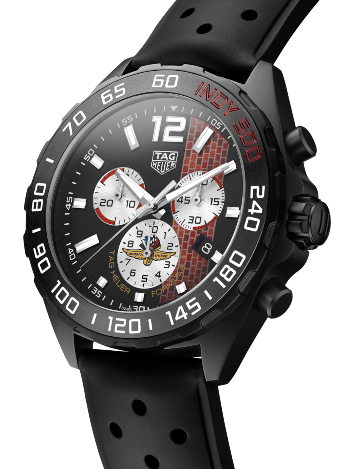 Tag Heuer Watch Formula 1 Mens Indy 500 Limited Edition Caz101ad Ft8024 - Image 4