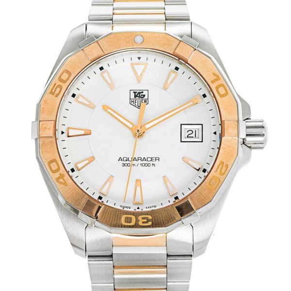 Tag Heuer Aquaracer White Dial Watch For Men Way1150 Bd0911 - alternate view