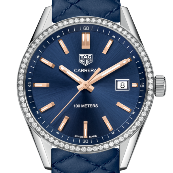 Tag Heuer Carrera Quartz 39mm Watch For Women War1114 Fc6391