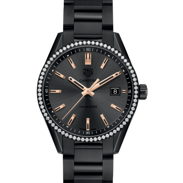 Tag Heuer Carrera Quartz 39mm Watch For Women War1115 Ba0602 - alternate view