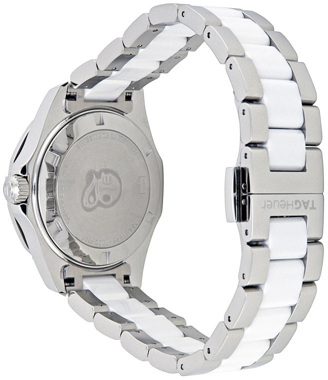 Tag Heuer Aquaracer Diamonds White Dial Two Tone Steel Strap Watch For Women Way131f Ba0914 - Image 4
