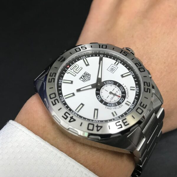 Bulova Maquina Mens Silver Watch 98a179 - alternate view