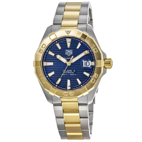 Tag Heuer Aquaracer Calibre 5 Blue Dial Two Tone Steel Strap Watch For Women Wbd2120 Bb0930 - alternate view