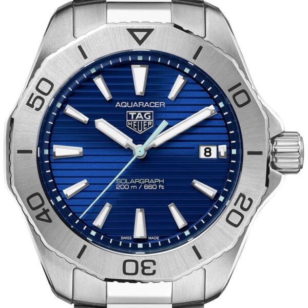 Tag Heuer Watch Aquaracer Professional 200 Solargraph Blue Wbp1113 Ba0000