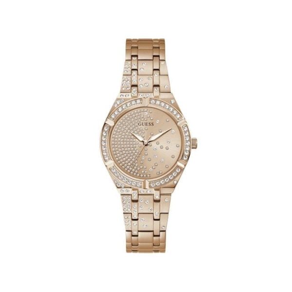 Guess Watches Afterglow Ladies Sport Rose Gold Stainless Steel Watch Gw0312l3