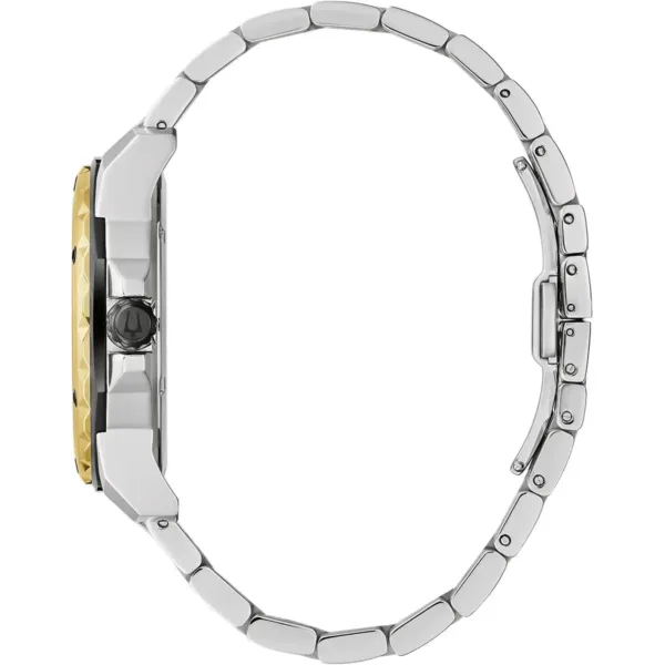 Bulova Marine Star Mens Two Tone Watch 98d175 - alternate view