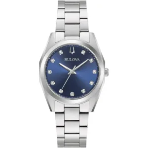 Bulova Surveyor Ladies Blue Watch 96p229