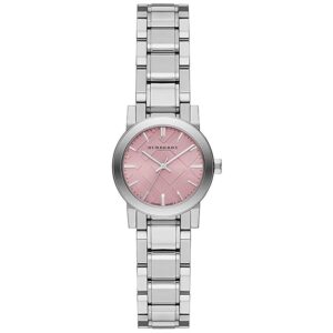 Ladies Silver Stainless Steel Burberry Watch Bu9231