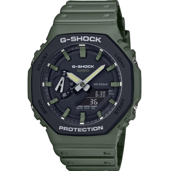 Casio G Shock Mens Green Watch Ga 2110su 3aer