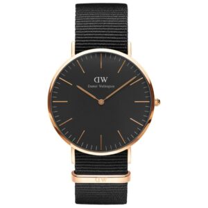 Daniel Wellington Classic 40 Cornwall Mens Black Watch Dw00600148