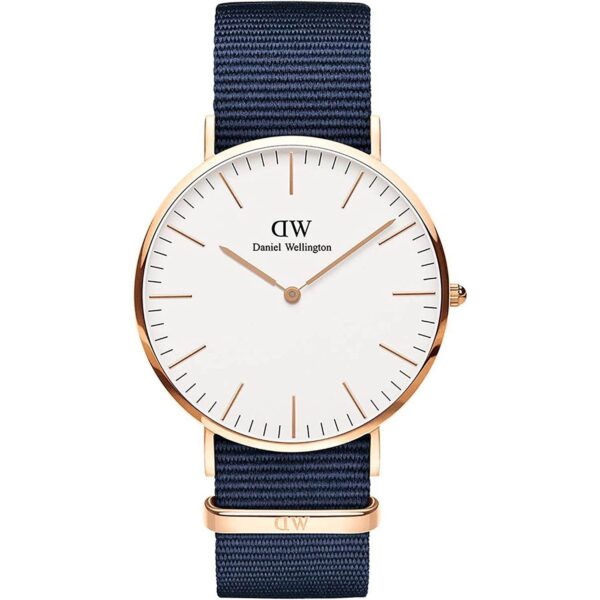 Montre homme Daniel Wellington Classic Bayswater blanche DW00600275