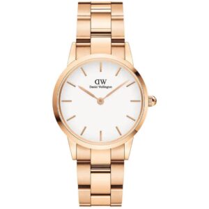 Daniel Wellington Iconic Link Ladies Rose Gold Watch Dw00600213
