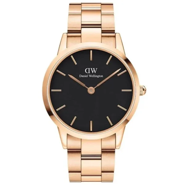 Montre homme Daniel Wellington Iconic Link en or rose DW00600344