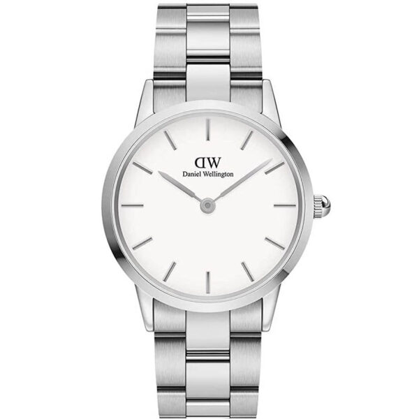 Daniel Wellington Iconic Link Unisex Silberne Uhr DW00100203