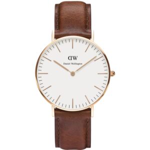 Daniel Wellington Mens Brown Classic St Mawes Watch Dw00100035